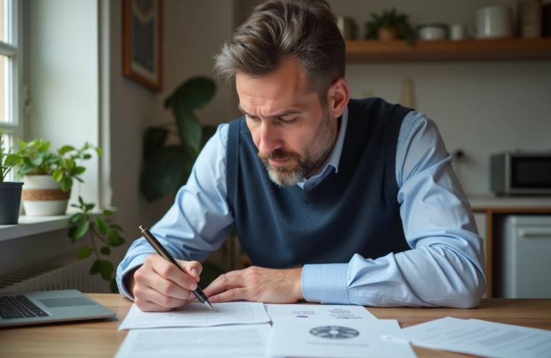 Homme d affaires français en réunion de travail