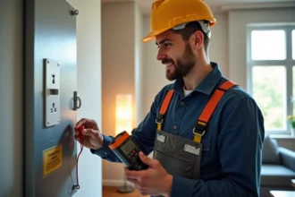 État des lieux d'un logement avant contrôle électrique en Belgique